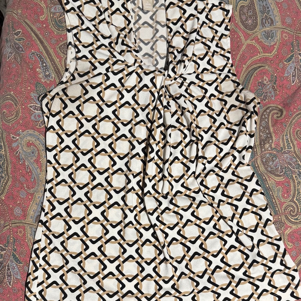BANANA REPUBLIC SLEEVELESS DRESS BLOUSE